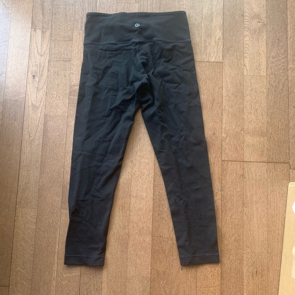 Lululemon Wunder Under Crop Black legging